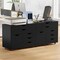 Vertical 5-Drawer Mobile Chest with 5 Casters, Storage Cabinet with Locking Wheels